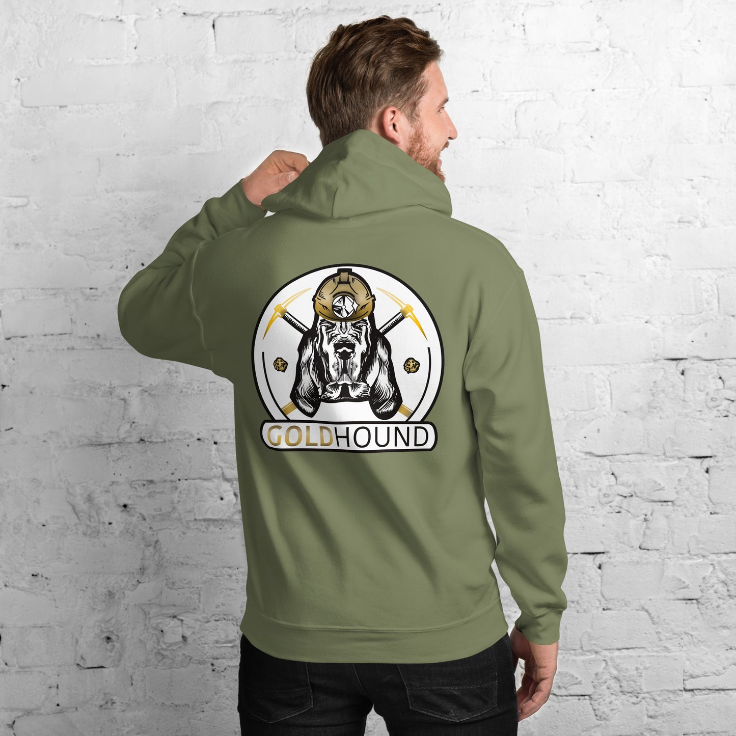 Gold Hound Pullover Hoodie