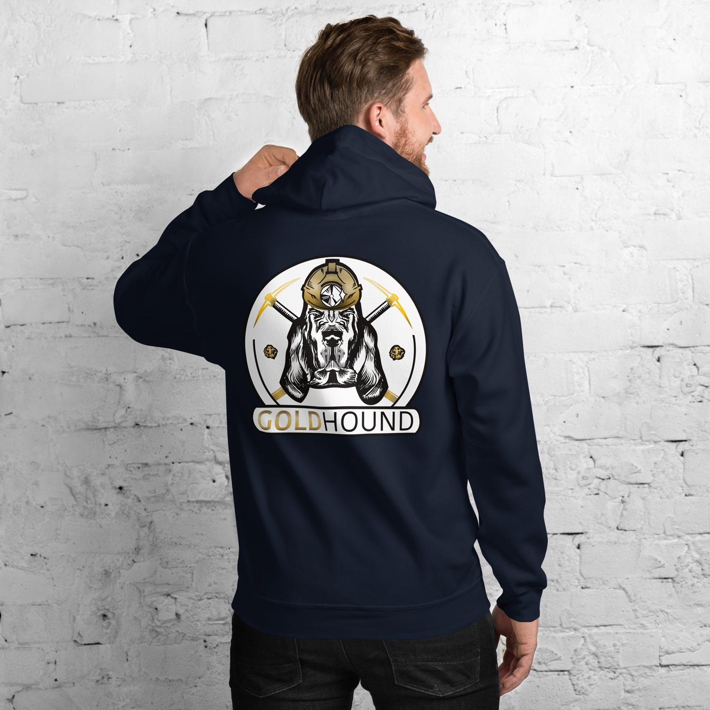 Gold Hound Pullover Hoodie