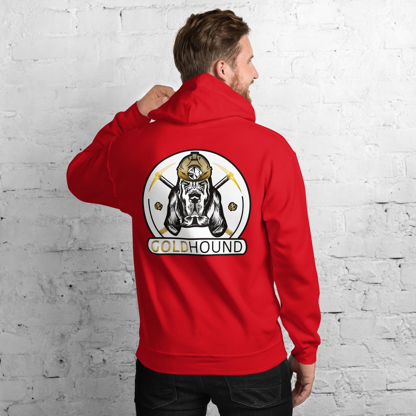 Gold Hound Pullover Hoodie