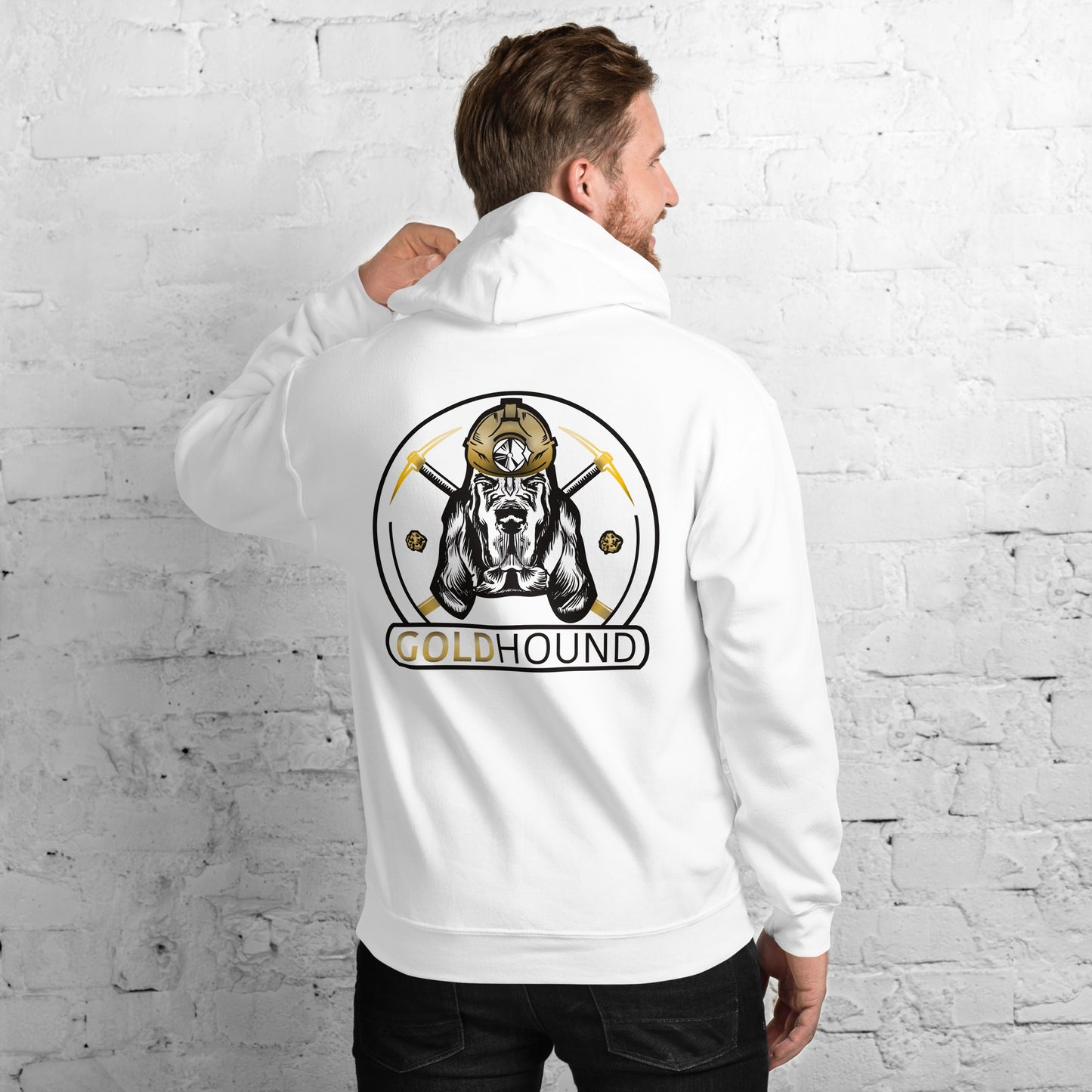 Gold Hound Pullover Hoodie