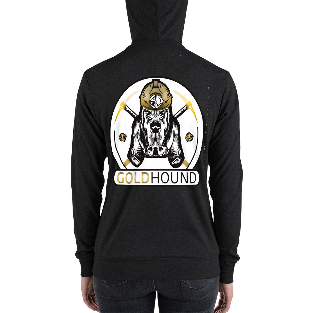 Gold Hound Zip Up Hoodie