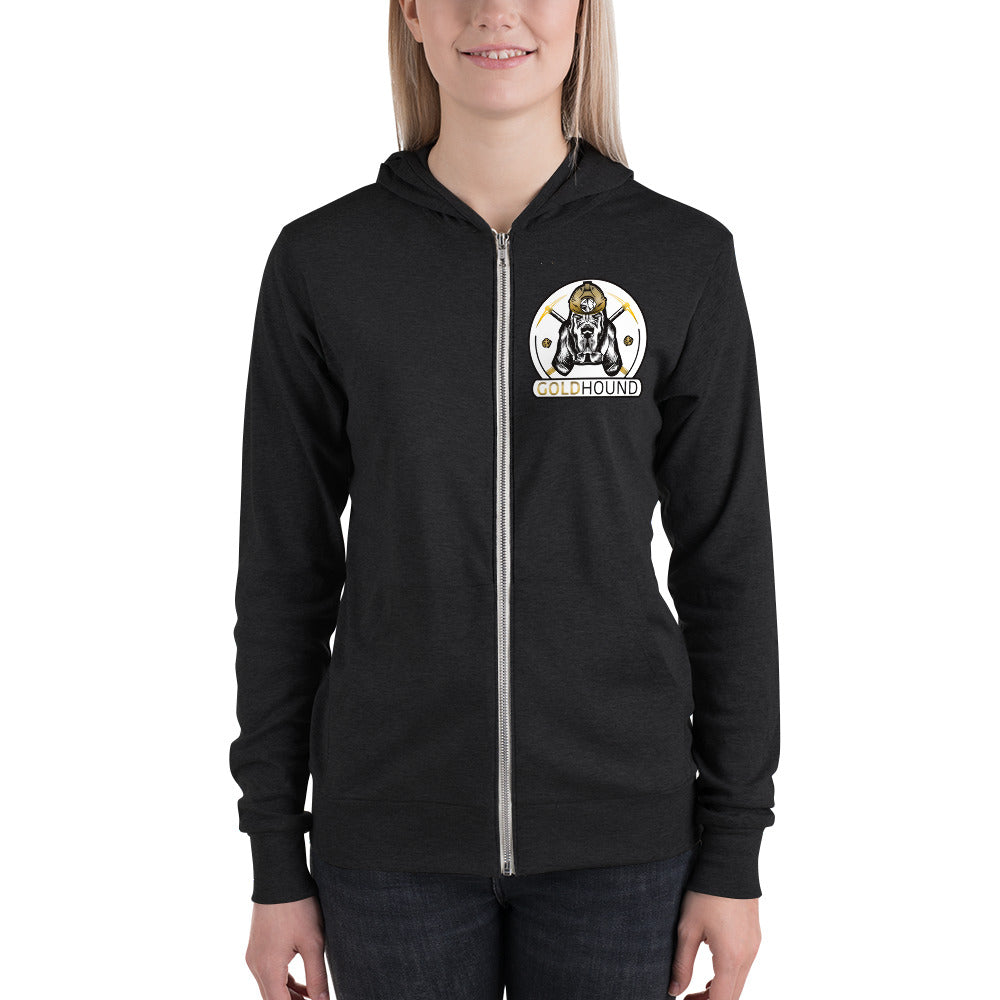 Gold Hound Zip Up Hoodie