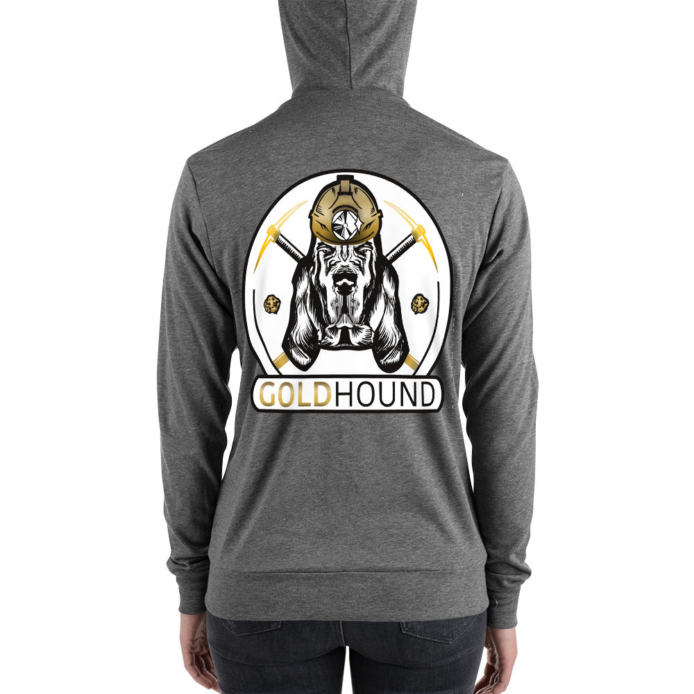 Gold Hound Zip Up Hoodie