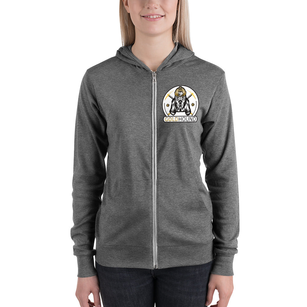 Gold Hound Zip Up Hoodie