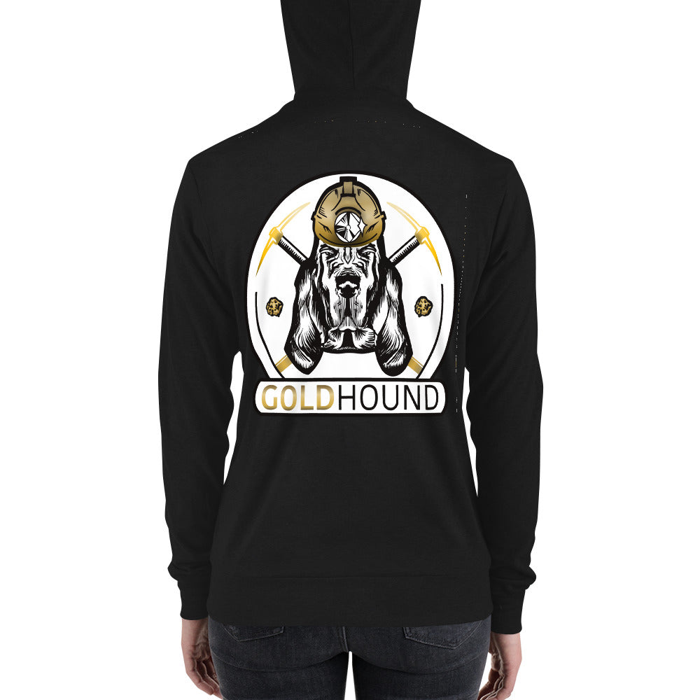 Gold Hound Zip Up Hoodie