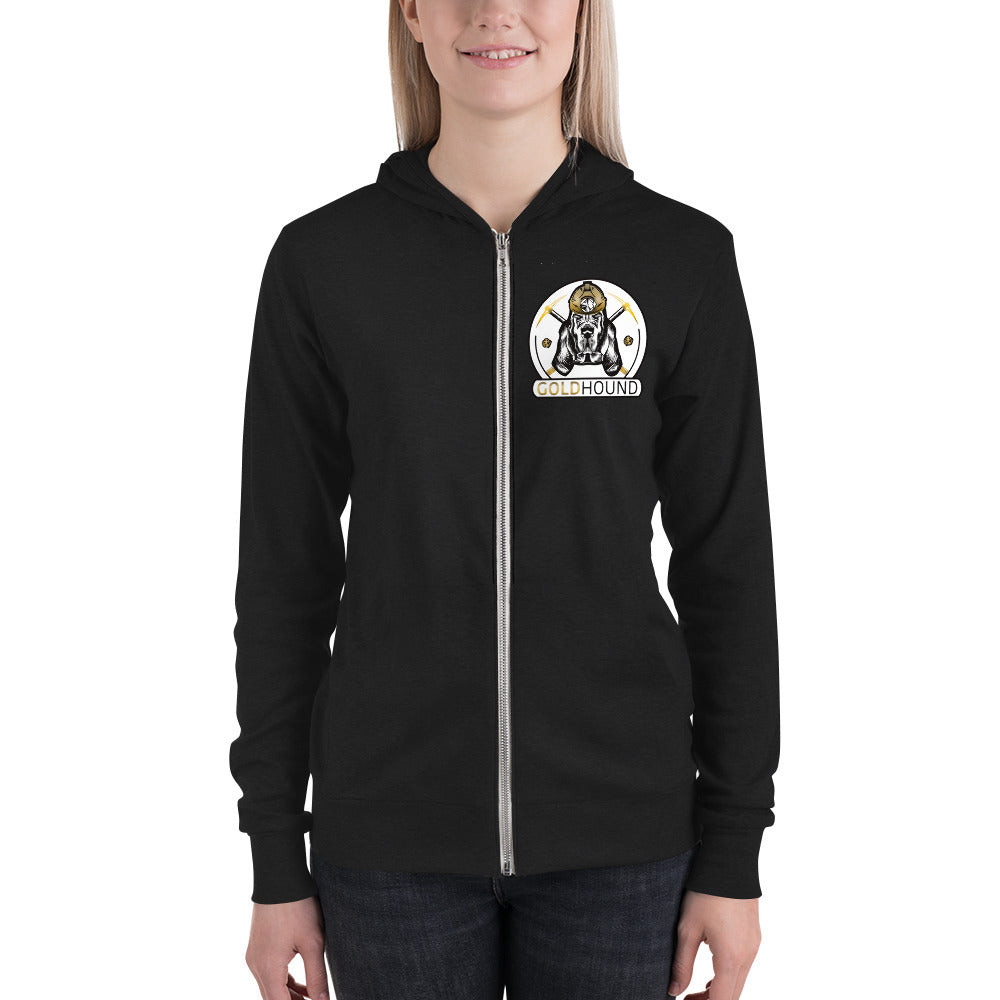 Gold Hound Zip Up Hoodie